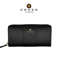 CROSS 賈姬系列小牛皮拉鍊長夾