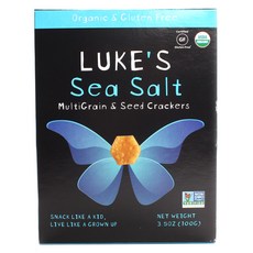 Luke's 雜糧和種子餅乾 海鹽, 1個, 100克