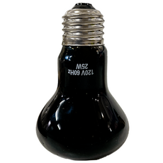 MCLANZOO 爬蟲月光保暖燈泡 25W 溫和夜間照明 節能省電 適用多種爬蟲, MCLANZOO 爬蟲月光燈泡 25W, 1個