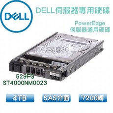 DELL 4TB 伺服器專用硬碟 529FG