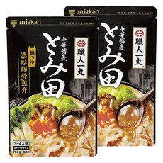 mizkan 味滋康 濃厚豚骨魚介鍋物湯底, 2個, 750ml
