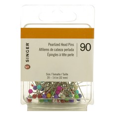 SINGER 勝家 珍珠色大頭針, 90入