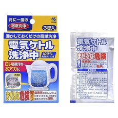 KOBAYASHI 小林製藥 電熱水壺專用清潔錠 3顆入, 1個