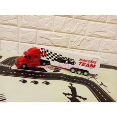 美式貨櫃車 賽車運輸貨櫃 重型卡車頭 約1:50貨櫃車模型 CARS 汽車貨櫃 RACING 模型車