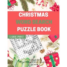 (英文圖書) Christmas Word Search Puzzle Book (Large Print): Puzzles Activity Games 50 Fun Christmas & W... 平裝版, Independently Published, 英文