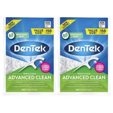 DenTek 三重清潔牙線, 2個, 150入