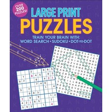 Large Print Puzzles 平裝版, Thunder Bay Press, 英文