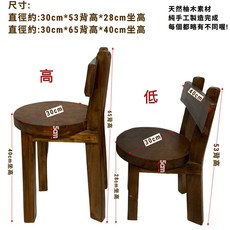 【自然屋精品】柚木椅 (現貨)柚木圓椅 原木椅 印尼柚木椅 實木椅 柚木兒童椅 圓凳 板凳 兒童椅 Teak Chair, 詳見包裝, 詳見包裝, (低) 直徑約:30*53背高*28cm