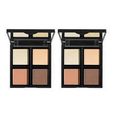 e.l.f. 4格打亮修容盤 16g, 混色, 2入