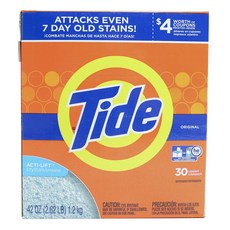 Tide 汰漬 濃縮洗衣粉, 1個, 1.2公斤