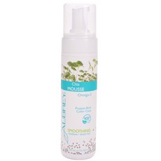 AUBREY ORGANICS Chia Mousse Omega-3 蛋白質護色護理順髮慕斯, 1個, 207ml