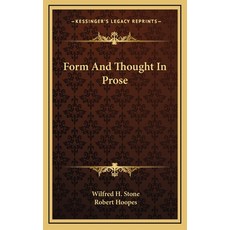 (英文圖書) Form And Thought In Prose 精裝版, Kessinger Publishing, 英文