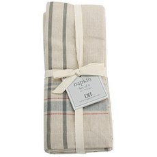 DESIGN IMPORTS 法式條紋餐巾, 4件, 混色