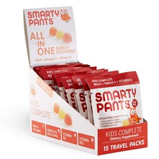 SMARTYPANTS vitamins Kids Complete綜合維生素+Omega 3軟糖, 15包, 1盒