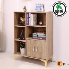 BuyJM 台灣製低甲醛收納櫃 展示櫃 公仔櫃 書櫃 美背 BO066, 五格雙門