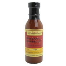 DavidsUnforgettables 黑醋燒烤醬和醃料辣, 1個, 355ml