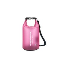 Ocean Pack PVC無縫戶外防水袋, 玫紅色