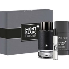 MONTBLANC 萬寶龍 探尋旅者淡香精禮盒 淡香精 100ml+7.5ml+體香膏 75g組, 1個