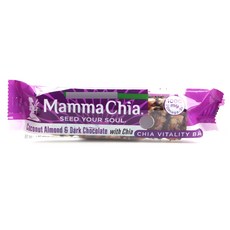 Mamma Chia Mamma Chia奇亞籽活力棒 椰子杏仁&黑巧克力, 1個, 40g