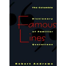 (英文圖書)Famous Lines: A Columbia Dictionary of Familiar Quotations 精裝版, Columbia University Press, 英文