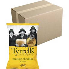 Tyrrells 泰勒思 洋芋片 巧達起司口味, 17個, 40g