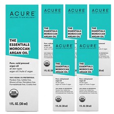 ACURE 摩洛哥堅果保濕護膚油, 6瓶, 30ml