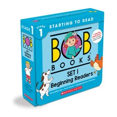 (英文圖書)Bob Books - Set 1: Beginning Readers Box Set Phonics Ages 4 and Up Kindergarte... Boxed Set, Scholastic Inc., 英文, 盒裝套書