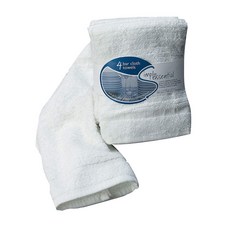 Kay Dee Bar Mob Towel 廚房毛巾 38.1 x 45.7cm, 4件, 白色的