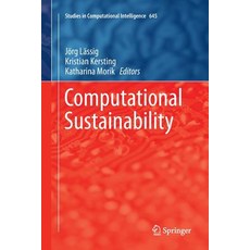 (英文圖書) Computational Sustainability 平裝版, Springer, 英文