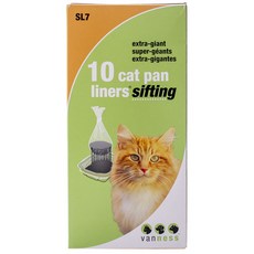 Vannes 貓盆移動馬桶內襯 102 x 96 厘米 10 件, 1個