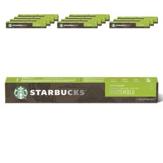 STARBUCKS 星巴克 Nespresso瓜地馬拉咖啡膠囊, 12盒, 10個, 5.2g