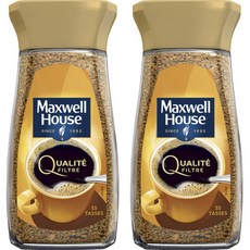 Maxwell House 麥斯威爾 Qualite Filtre顆粒精選滑順即溶咖啡粉, 100g, 2個, 1入