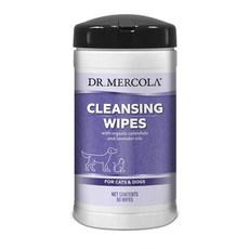 DR. MERCOLA 貓狗清潔紙巾, 1個, 50入