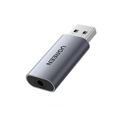 UGREEN 綠聯 USB to 4極外接式音效卡轉接器, CM383