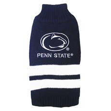 DoggieNation Penn State 寵物毛衣, Navy+White, 1個