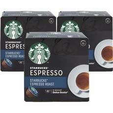 STARBUCKS 星巴克 雀巢多趣酷思咖啡膠囊 濃縮烘焙, 3個, 12入
