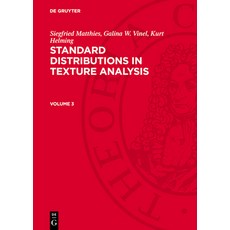 (英文圖書) Standard Distributions in Texture Analysis Vol. 3 精裝版, de Gruyter, 英文