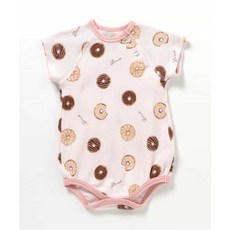 apres les cours 日本代購 可愛食物鬆餅格 寶寶包屁衣 爬服 連身衣