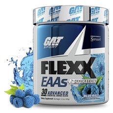 Gat Sports Flex EAA + 保濕粉 Blue Razz 口味, 1個, 345g