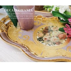 義大利純手工製天使之翼托盤 藝術掛飾蛋糕點心水果盤 百年工藝, 白