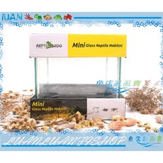REPTI ZOO MINI 玻璃爬牆箱 21x21x20cm （全景/適用守衛/獨角仙/蜥蜴/角蛙）, 透明