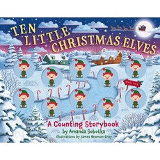 (英文圖書)Ten Little Christmas Elves: A Counting Storybook Board Books, Applesauce Press, 英文, 硬頁書