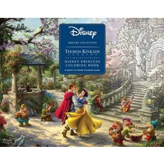 (英文圖書) Disney Dreams Collection Thomas Kinkade Studios Disney Princess Coloring Poster 平裝版, Andrews McMeel Publishing, 英文