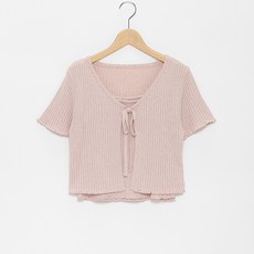 DHOLIC 細肩帶針織背心+短袖開襟針織衫套裝