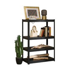 品樂生活 免螺絲角鋼架, 碳鋼黑, 4