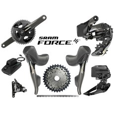 SRAM 速聯 Force AXS eTap 功率大盤 2x12 速公路車油壓碟煞 電變套件, 1個