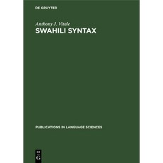 (英文圖書) Swahili Syntax 精裝版, Walter de Gruyter, 英文
