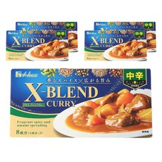 XBlendCurry X-Blend中辣咖喱塊, 5個, 140g