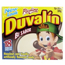 Duvalin 巧克力榛果香草風味糖 18入, 1盒, 270g