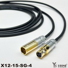 專用迷你XLR公轉母延長線 迷你卡儂 卡農 3P/4P Shure麥克風音頻線, 迷你公轉母4P,30cm, 1個